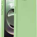 Vooii Compatible with iPhone 16e Case, Liquid Silicone Upgrade [Camera Protection] [Soft Anti-Scratch Microfiber Lining] Shockproof Phone Case for iPhone 16e 6.1 inch - Matcha