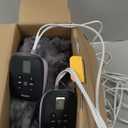 WOOMER Heated Blanket King Size 100" x 90", Electric Blanket with Dual Controllers, 0.5-12 Hours Timer & 10 Heating Levels, ETL Certified, Marble Gray Double-Sided Faux Fur, Machine Washable