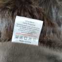 Battilo Fluffy Brown Faux Fur Throw Blanket, Plush Cozy Thick Fur Throws for Living Room, 127x152cm