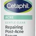 CETAPHIL Gentle Clear Repairing Post-Acne Serum, Retinol Alternative, Oil Free Serum for Sensitive Skin, 1 Fl Oz, Bakuchiol, Improves Skin Tone & Post-acne Marks, Dermatologist Recommended Brand