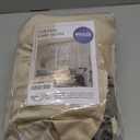 MIULEE Velvet Curtains 108 Inches Long 2 Panels - Pinch Pleated Luxury Room Darkening Curtains for Bedroom Living Room Thermal Insulated Super Soft Window Drapes Rod Pocket, Camel Beige