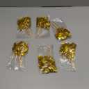 Foil Firework Cupcake Toppers, 30 PCS Gold Birthday Cupcake Toppers Cake Decorations, Sparkle Tinsel Star Cupcakes Picks for New Years Decorations 2026, Graduation, Birthday Party Decoration Supplies