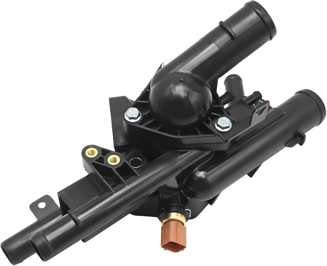 256002G500 Engine Coolant Thermostat Housing Assembly, Replacement for Kia Optima 2011-2016, Replacement for Hyundai Tucson Sonata 2009-2015, Replaces 25600-2G500
