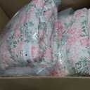 Laura Ashley - Comforter Set, Soft & Breathable Bedding with Matching Sham, Romantic Floral Design (Heather Garden Pink, Twin)