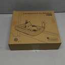 Zakkart Foldable Cat Hammock for Window - Cordless, Embeded Machine Washable Bed, Robust Metal Frame - Cat Window Perch for Large Cats and Kittens (White Bolster Bed, Medium)