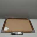 HBCY Creations 18" x 24" Torched Brown Solid Wood Frame Wall Chalkboard, Magnetic Surface, Home Dcor, Restaurant & Caf Menus, Blackboard, Includes Chalk, Eraser & Hanging Hardware