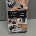 Braun Electric Series 3 Razor with Precision Trimmer, Rechargeable, Wet & Dry Foil Shaver for Men, Blue/Black, 4 Piece