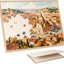 Jigsaw Puzzle Board for 1000 Pieces, Foldable Puzzle Board, 31.5" x 24" Felt Display Board
