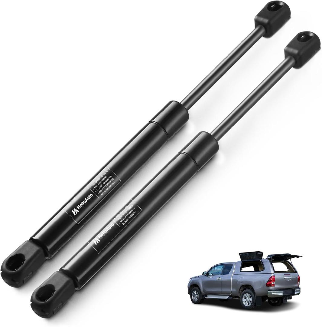 SX140P15 14 inch 15Lbs Gas Strut, 67N Gas Shocks Lift Support for Leer Camper Shell Pickup Truck Cap Canopy Topper Rear Window Tool Box Lid, Set of 2