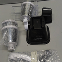 Nutrichef 3 in 1 Cheese Grater & Shredder | Strong Suction Base, Rotary Handle with Safety Lock | Includes Hand Crank & 3 Drum Blades for 3 Textures, Fine, Medium & Strips | Black