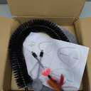 SMOUATOU Interactive Toy with Scratching Pads for Indoor Cats,Interactive Cat Toy with Feather Toys and Self-Grooming Brush,Interactive Cat Toy for Indoor Cats,Grey (Round)