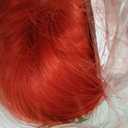 Short Red Bob Wig with Bangs Straight Bob Wigs for Women Natural Looking Dark Red Synthetic Hair Heat Resistant Fiber Colorful Wig for Daily Party Cosplay (10 inch)