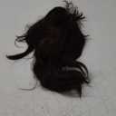 Ponytail Extension Claw Clip in Short Curly Ponytail Braids Hair Extension Synthetic Pony Tail Hairpiece for Women (Dark Brown)