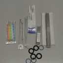 Rotumaty Flower Wall Decals Hanging Vine Flower Wall Stickers Pink Rose Wall Decor Spring Floral Home Decorations for Nursery Living Room Girls Bedroom