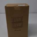 2 Pack Stackable Storage Laundry Kitchen Organizers, Wall Mount Trash Bag Holder with Bamboo Top and Garbage Bag Dispenser No Drill