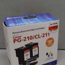 Remanufactured Inkjet Cartridges Replaces Canon PG-210/CL-211,One Black & One Color Cartridge