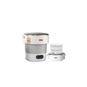 Portable Washing Machine, 15L Small Washer and Spin Dryer with Deep Cleaning of Underwear