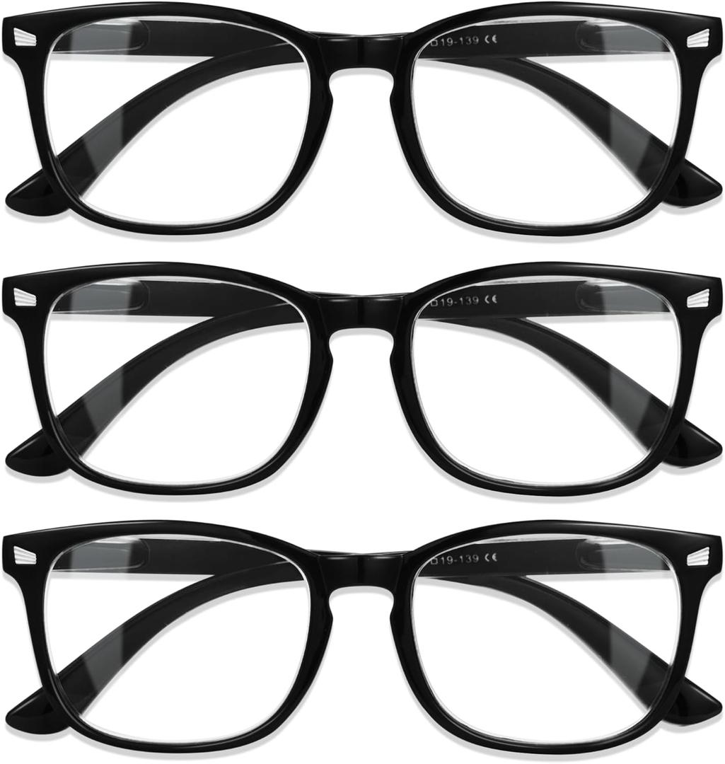 CCVOO Reading Glasses for Women/Men, Eyeglasses, Blue Light Readers for Women/Men, Computer Eye Glasses, Cheaters