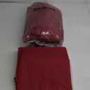 Bedsure Queen Comforter Set Dark Red - Bed in a Bag Queen Size 7 Pieces, GentleSoft Pintuck Bed Set Gift for Family, Pinch Pleat Dark Red Comforter with Sheets, Pillowcases & Shams