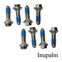 Drum Washing Machine Tripod Stainless Steel Screws M8*34 for Samsung DC60-40137A Blue (8 Pieces)