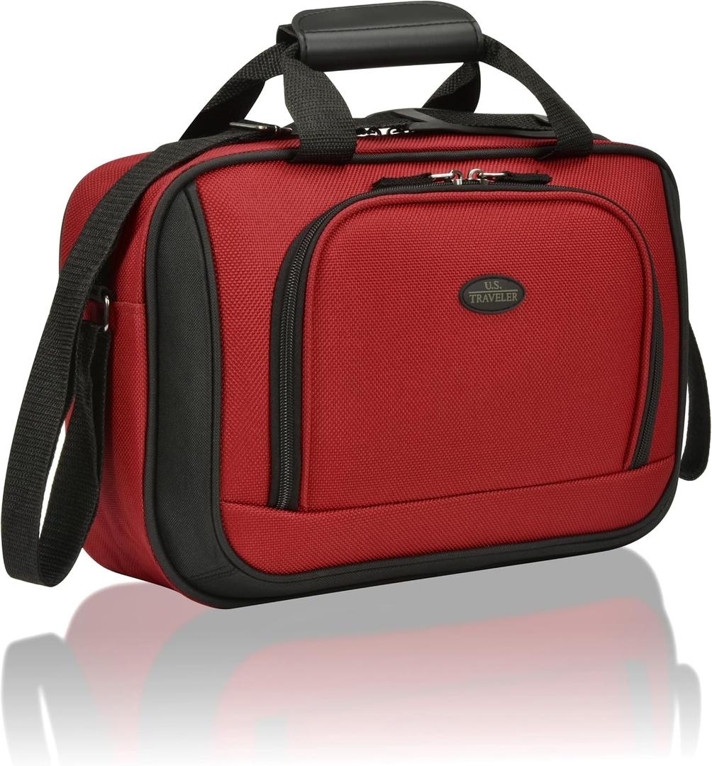U.S. Traveler Rio 14" Travel Tote Bag, Lightweight 1200D Carry-On Bag for Women & Men