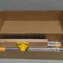 NICOFPHY Stainless Steel Deck Brushes for Scrubbing Heavy Duty, 60" Concrete Floor Scrub Brush with Long Handle, Metal Stiff Wire Scrubber Broom for Cleaning Moss, Garage, Patio, Garden, Outdoor Stain