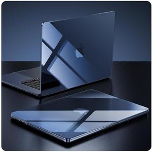 Soonjet for MacBook Air 15 inch Case M4 2025 2024 2023 M3 M2 [Exclusive Midnight, Dazzle Boldly] Hard Shell Cover A3241 A3114 A2941 - Crystal Midnight