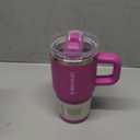 STANLEY Quencher ProTour Flip Straw Tumbler with Leakproof Lid | Built-In Straw & Handle | Cupholder Compatible for Travel | Insulated Stainless Steel Cup | BPA-Free (20 Ounces, Dark Blossom)