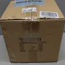 16ft Mid Century Pendant Light Fixture, White Frosted Glass Globe Hanging Light with Dimmable Switch and Plug for Kitchen Island, Dining Room, Bedroom Room, Living Room (Brass)