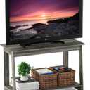 Furinno Beginning TV Stand, French Oak Grey, 15.59 x 35.04 x 21.65 inches