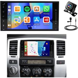 7'' Screen Radio for Toyota 4Runner 2003-2009 Tundra 2003-2006 Sequoia 2003-2007, for 4Runner Car Stereo Replacement with Wireless Carplay Android Auto/EQ/Backup Cam, 2+32G (fit Original JBL AMP)