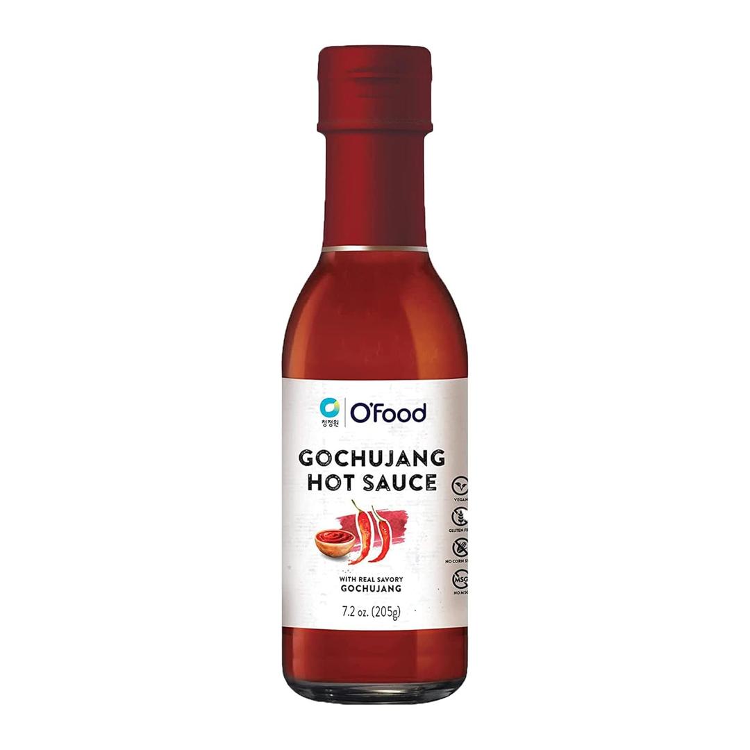 2 x OFood Korean Hot Sauce Variety  [Gochujang]  Authentic Korean Condiment for Cooking, Dipping, BBQ, Noodles & More | Bold, Spicy & Tangy Flavors in Glass Bottle (1 Pack, Gochujang)