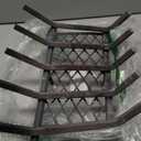 Goods 14-inch Fireplace Grate with Ember Retainer - 1/2” Heavy Duty Cast Iron - Heat Treated for Hottest Fires - Retainer for Cleaner More Efficient Fire - Heavy Duty Welds