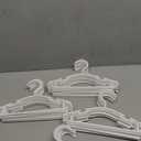 GoodtoU Baby Hangers, 60 Pack Baby Clothes Hangers for Closet Kids Plastic Hangers Toddler Infant Nursery Child Small Children (White)