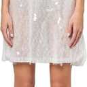 Norma Kamali Women's Sleeveless Swing MINI Dress (White, XS)