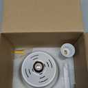 Ceiling Fans with Lights and Remote, Ceiling Fan Light 3000K-6000K 3 Colors Dimmable, Ceiling Fan, 1000 Lumens LED Ceiling Fans for Bedroom Garage Kitchen (White)