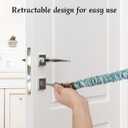 3 x Penitue Stretchy Lanyard & Wrist Strap, Scrunchie Wristlet Keychain Durable Stretchy Key Chain Retractable Lanyard for ID Badges and Stylish Wrist Strap Suitable for Women Nurse Teacher