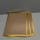 JCJMY 8.5x11 Picture Frame Gold for Wall Hanging or Tabletop, Wall Mounting Horizontally or Vertically, 8.5 x 11 Wall Gallery Poster Photo Frame with Durable Shatter Resistant Plexiglass,Gold