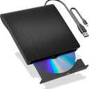 External Bluray Drives, USB Blu Ray Drive External for Laptop and PC, External Bluray DVD Burner USB 3.0 and Type C Port, External CD/DVD Drive Compatible with Windows XP/7/8/10/11, Mac OS