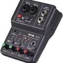 USB Audio Interface for PC,Interface for Recording Music Computer Recording Audio Interface XLR with 3.55m Microphone Jack, USB Sound Card for Recording Studio, Ultra-low Latency Plug&Play, Q-12