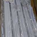 Metal Privacy Fence Panels for Outside, 42" H x 38" W (3 Panels) Air Conditioner Fences, Pool Equipment Enclosure Trash Can Fence, No Dig Privacy Screen Fencing for Outdoor, White