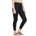 Women's Ankle Length Leggings - Regular Size
 Black XL