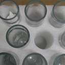 Hewory Cylinder Glass Bud Vases: Set of 12 Small Clear Skinny Single Flower Vase for Centerpieces - Minimalist Bulk Vases for Wedding Birthday Bridal Shower Party Events Table Decor, 5.91"(H)1.8"(D)