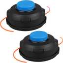 2 Pack 128LD Trimmer Head T25 for Weed Eater 223L 322L 125L 128L 128R 128RJ 125C 122L 223R 322C 323C 325C 325CX Poulan Trimmer Line Head Jonsered Brushcutter, Replace 537338306 966674401