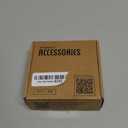 2-Pack 4 Small Floating Shelf Bluetooth Speaker Stand, Adhesive & Screw Wall Mount, Anti Slip, for Cameras, Baby Monitors, Webcam, Router & More, Universal Holder by Brainwavz (SHELF11 White)