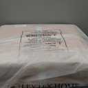 Levtex Home Cross Stitch Reversible Twin XL/Twin Quilt Set (68x86in) with 1 Pillow Sham (26x20in) - Stitch Texture - Blush - Cotton Twin/Twin Size Quilt Bedding Set - Lightweight, Soft, Pre-Washed