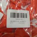 Hawaiian Luau Girls Dress Red Ruffled Tropical Leaf Skirt with Glasses, (120cm or 5T - 6T)