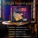 ARQAs Historical Strategy Board Game, Epic Diplomacy Game for Adults, Teens, Chronicling Expanding Adventure Events, Witness Unforgettable Family Night Journey with ARQAs Classic Game for 2-4 Players