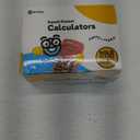 Pocket Size Calculator 8 Digit, Dual Power, Large LCD Display, School Student Desktop Accounting Office Calculators (Pack of 6) - by Emraw