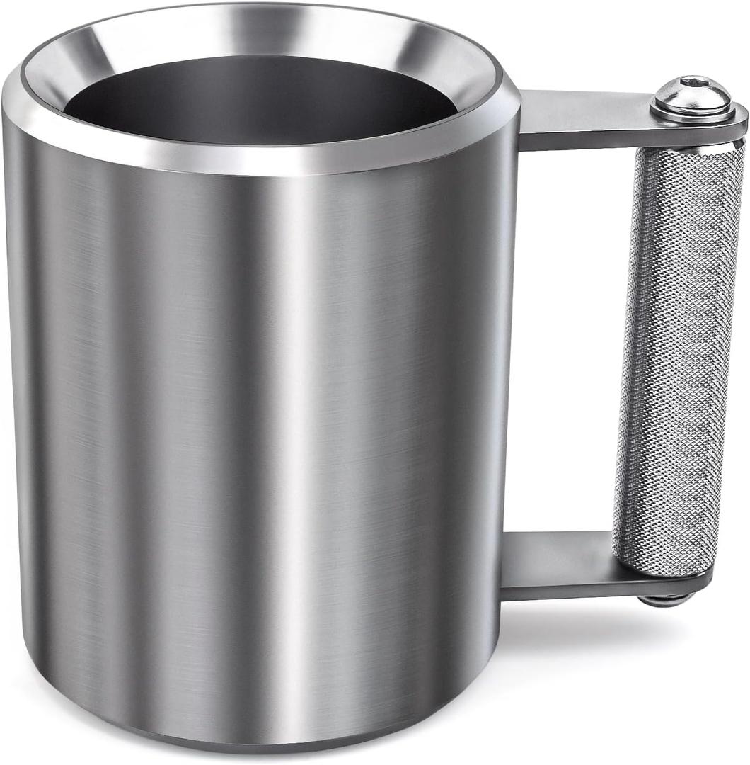 Mug,22LB/ 10KG Stainless Steel Cup,Super Dumbbell Fitness Sports Mug,Gym Exercise Coffee Lover Gift
